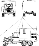 Чертеж ГАЗ-ААА радиостанция РСБ-Ф 