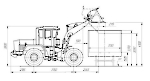 Чертеж Кировец К-702М-ПК6Т