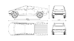 Чертеж Tesla Cybertruck 