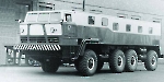 Головной тягач ЗИЛ-135ЛН активного трехсекционного 24-колесного автопоезда