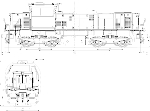 Чертеж тепловоза Class 741.7