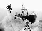 Пароход Челюскин во льдах