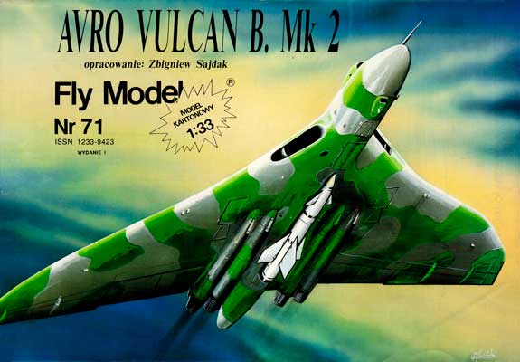 Модель из бумаги Fly Model 071 Avro Vulcan B.Mk 2