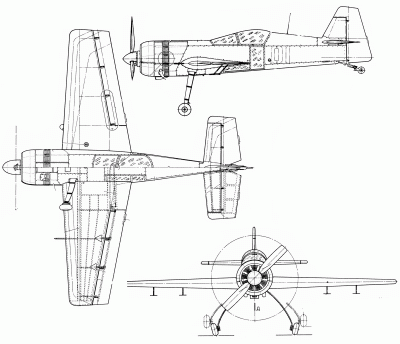 Чертеж Су-26