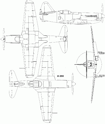 Чертеж МиГ-13