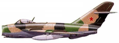 Силуэт МиГ-17