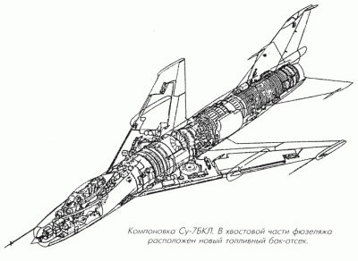 Компоновка Су-7БМК
