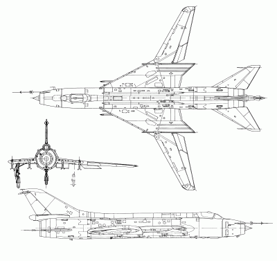 Чертеж Су-17