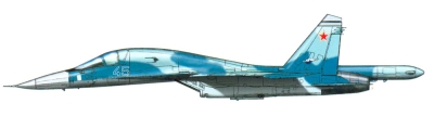 Силуэт Су-27ИБ (Су-32)