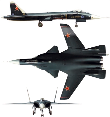 Силуэт Су-47