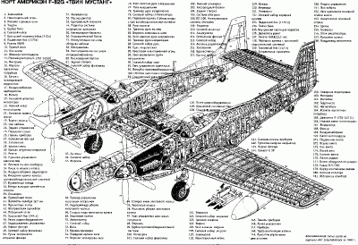 Компоновочная схема P-82G