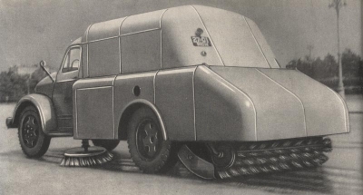 Подметальная уборочная машина ПУ-20 на базе ГАЗ-51