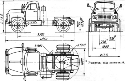 Чертеж ГАЗ-52-06