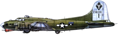 Силуэт Boeing B-17G