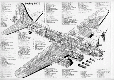 Компоновка Boeing B-17G