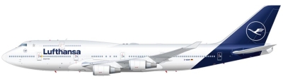 Силуэт Boeing 747-400