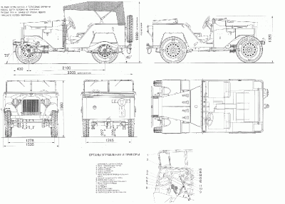 Чертеж ГАЗ-64