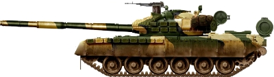 Силуэт танка Т-80БВ