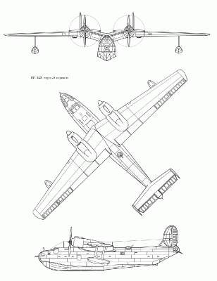 Чертеж самолета ЛЛ-143