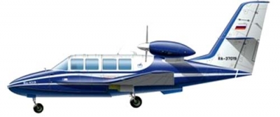 Силуэт самолета Бе-103
