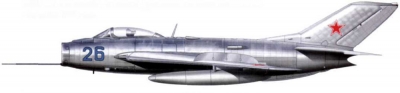 Силуэт МиГ-19