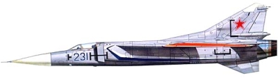 Силуэт МиГ-23