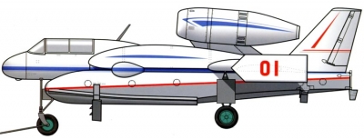 Силуэт самолета Бе-1