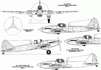 Модификации Ил-2