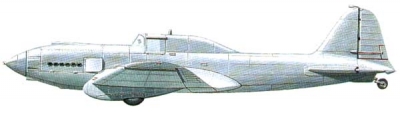 Силуэт штурмовика БШ-2 (ЦКБ-57)