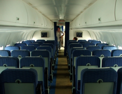 Салон пассажирского самолета Ту-334