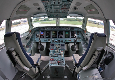 Кабина пилотов самолета Бе-200