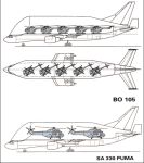 Схема размещения груза Airbus A300-600ST Beluga