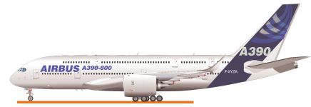 Силуэт Airbus A380