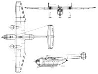 Чертеж Военно-транспортный самолёт Ar.232B-0