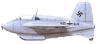 Силуэт Messerschmitt Me 163B (V9)
