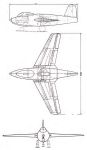 Чертеж Messerschmitt Me.263