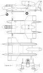 Чертеж самолета Бе-1