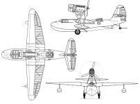 Чертеж самолета МБР-7