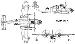 Чертеж самолета МДР-6Б-4