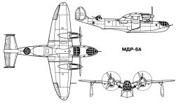 Чертеж самолета МДР-6А