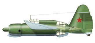 Силуэт дальнего бомбардировщика ДБ-ЛК