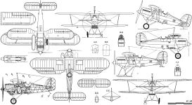 Чертеж истребителя И-7