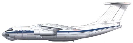 Силуэт Ил-76ТД