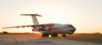 Захваченный Ил-76ТД на аэродроме в Кандагаре 1995 год