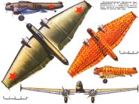 Чертеж бомбардировщика К-12