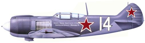 Силуэт Ла-5ФН