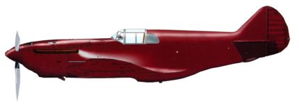 Силуэт ЛаГГ-1