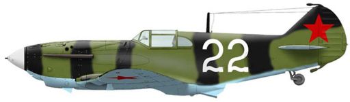 Силуэт ЛаГГ-3 1-ой серии