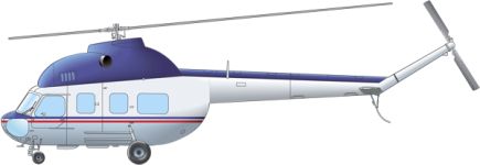 Силуэт Ми-2А