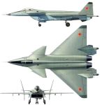 Силуэт МиГ-1.44 МФИ